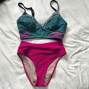 Seea Teal and Pink mix and match 2 piece
